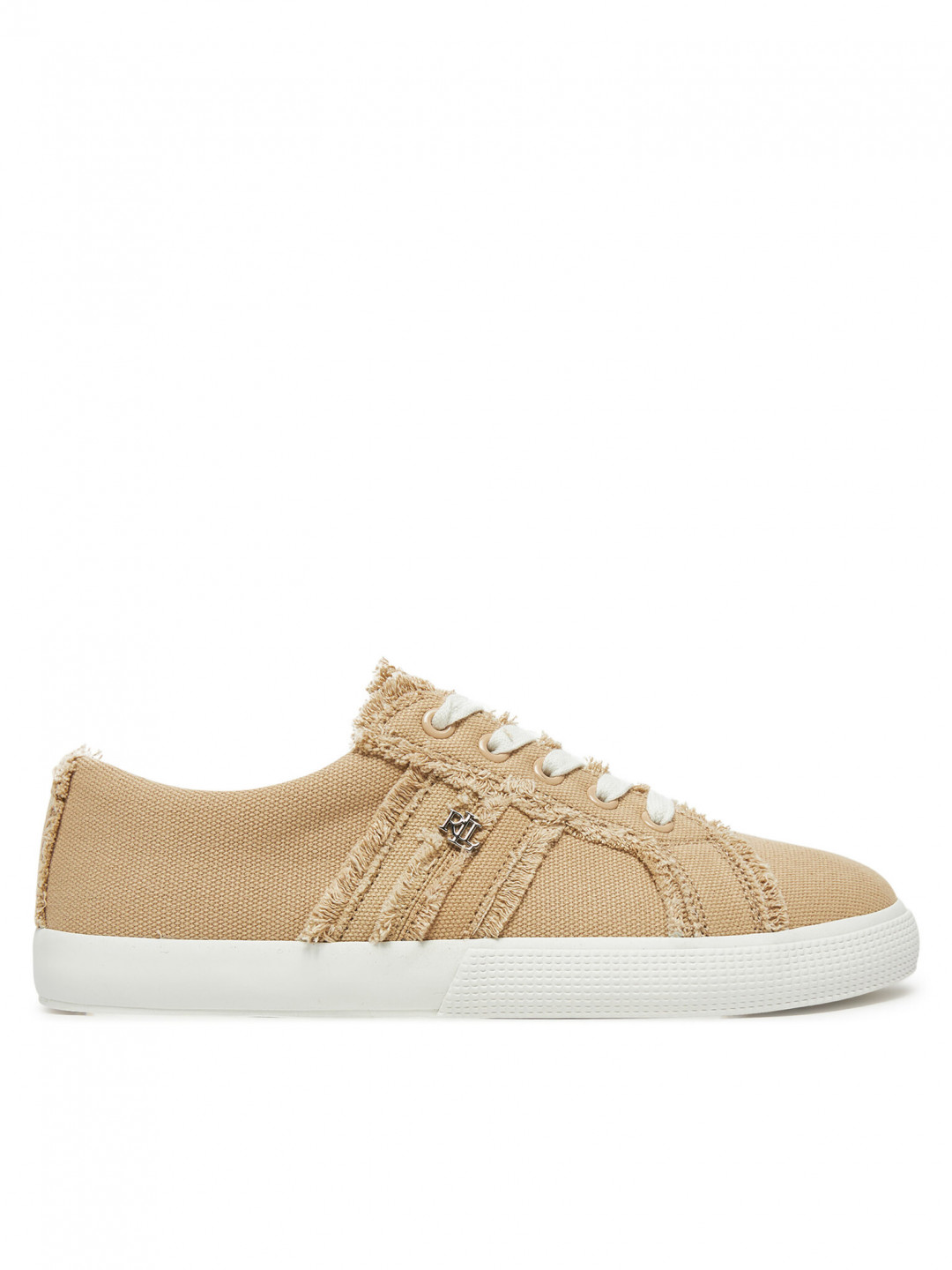 LAUREN RALPH LAUREN Sneakersy Janson Fray 802967040004 Béžová
